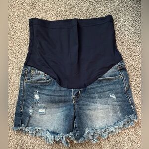 NWOT PinkBlush Maternity Jean Shorts - Size S